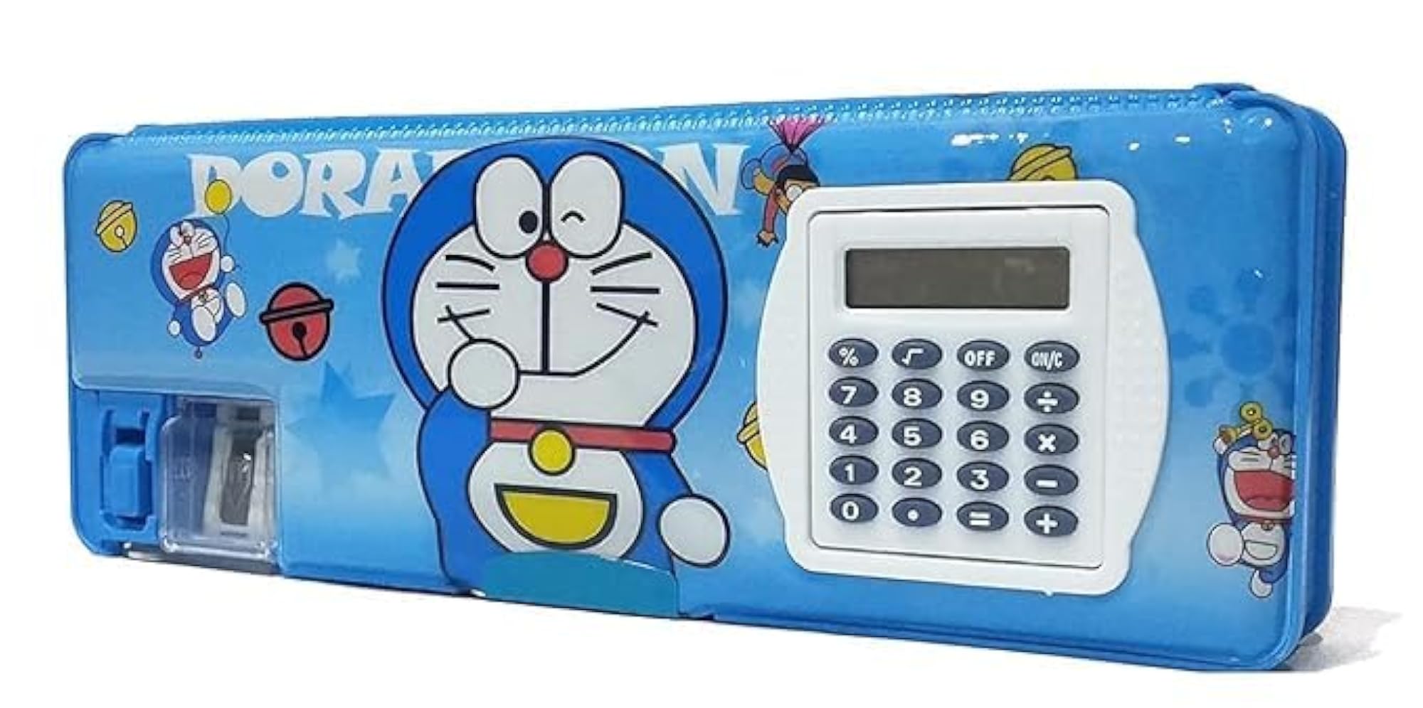 Multipurpose Magnetic Pencil Box with Calculator, Kids' Storage